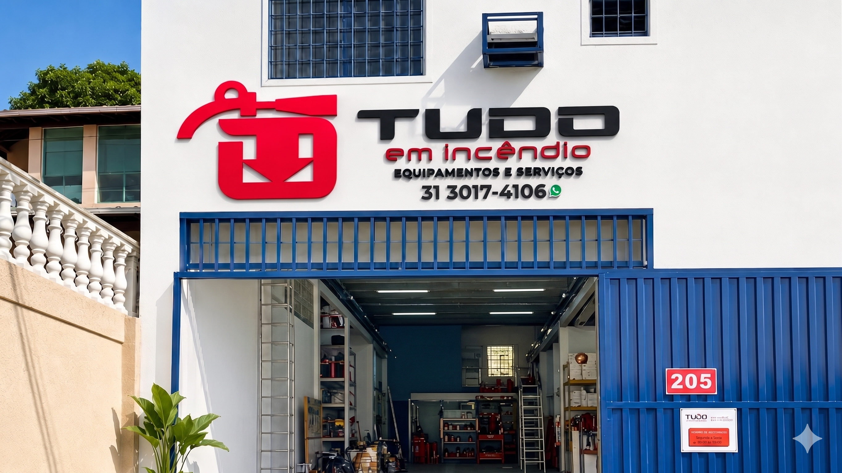 Fachada Tudo em Incêndio — Tupi, BH